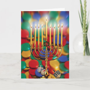 The Dreidel Song Feiertagskarte