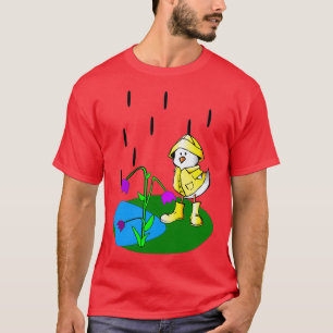 the duck wearing a raincoat T-Shirt