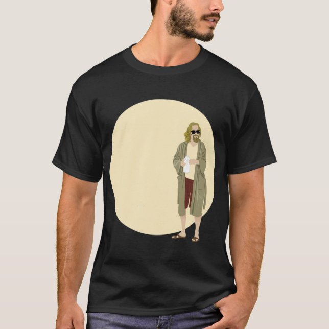 The Dudehe big Lebowski Circle retro T-Shirt (Vorderseite)