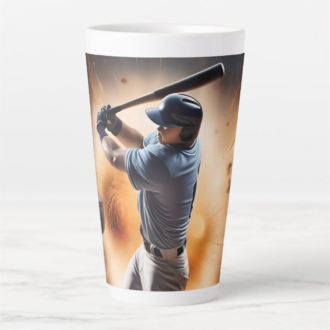 "The Dust Cloud Showdown: A Pitcher's Fury" Milchtasse (Vorderseite)