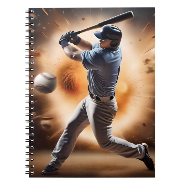 "The Dust Cloud Showdown: A Pitcher's Fury" Notizblock (Vorderseite)