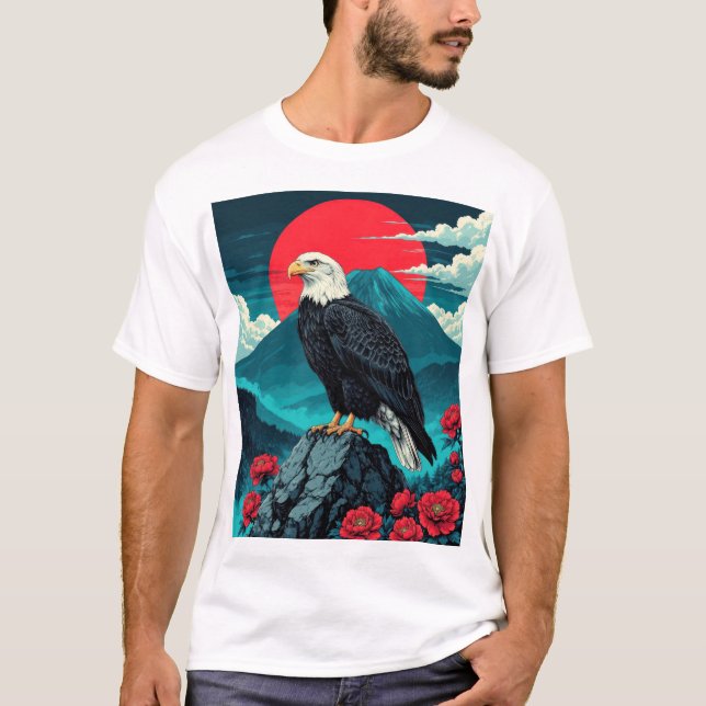 The Eagle on the mountain T-Shirt (Vorderseite)