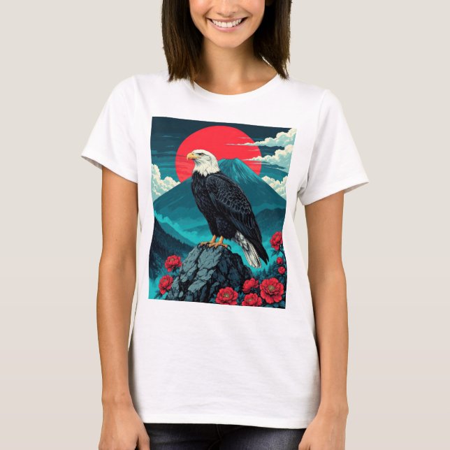 The Eagle on the mountain T-Shirt (Vorderseite)