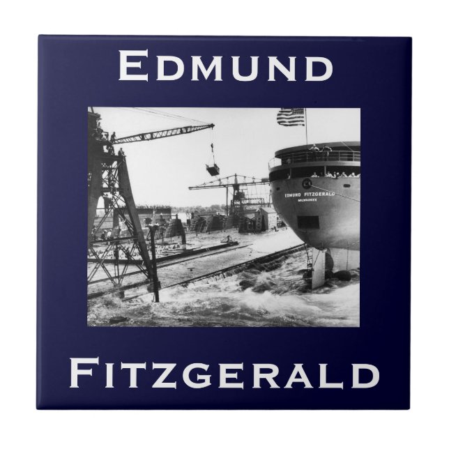 The Edmund Fitzgerald Fliese (Vorderseite)