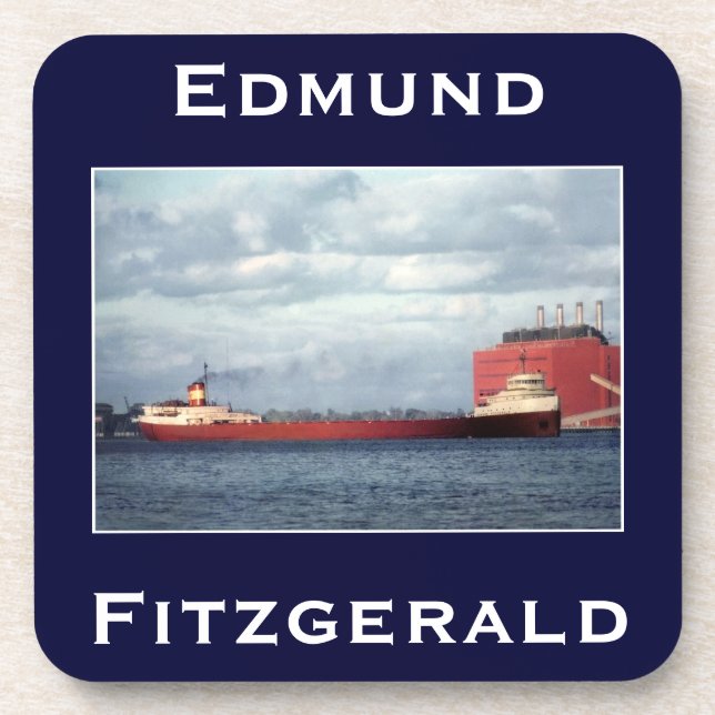 The Edmund Fitzgerald Getränkeuntersetzer (Vorderseite)