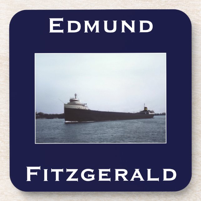 The Edmund Fitzgerald Getränkeuntersetzer (Vorderseite)