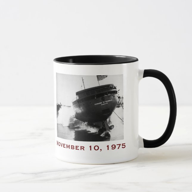 The Edmund Fitzgerald with Crew Names Tasse (Rechts)