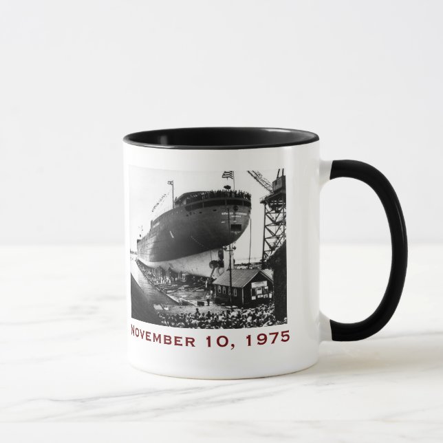 The Edmund Fitzgerald with Crew Names Tasse (Rechts)