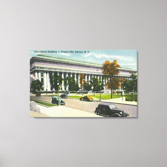 The Educational Bldg, Hauptstadt Hill # 2 Leinwanddruck (Vorderseite)