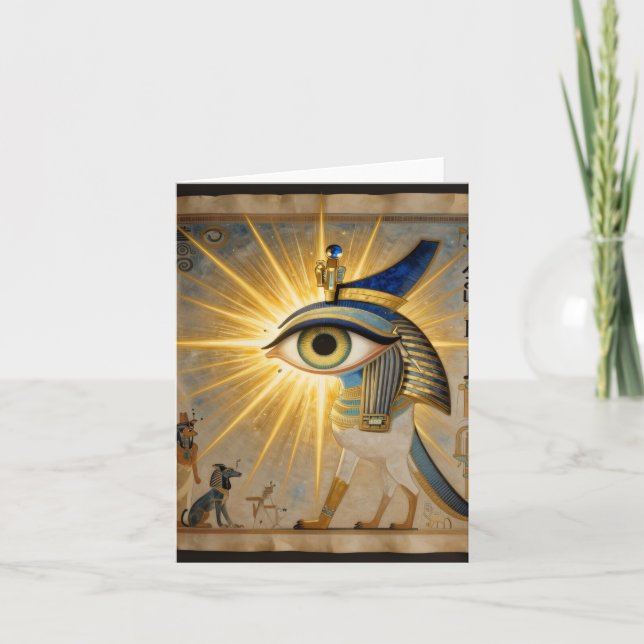 The Egyptian Eye´6 Feiertagskarte (Vorderseite)