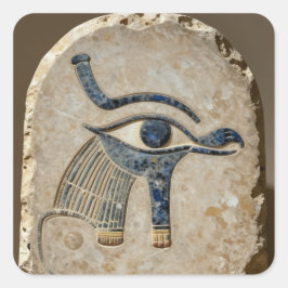 The Egyptian Eye´8 Quadratischer Aufkleber