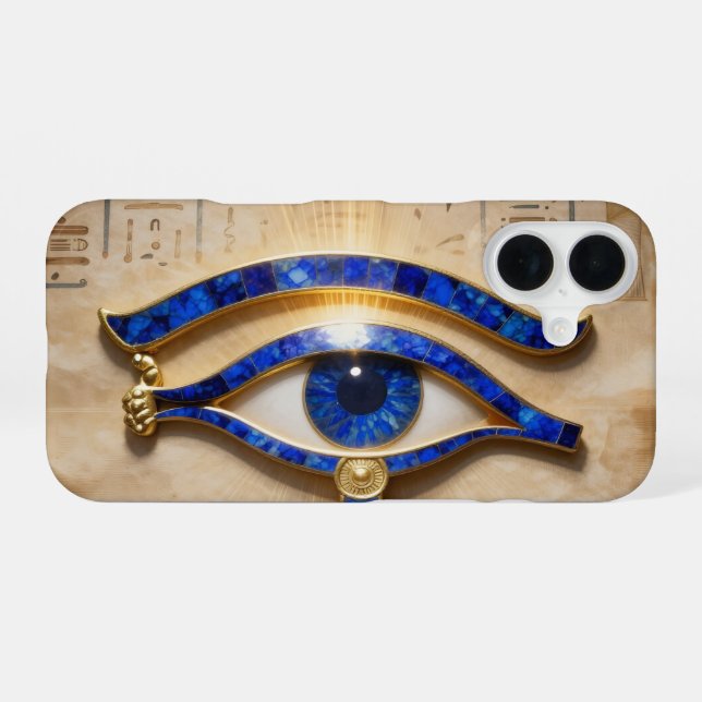 The Egyptian Eye  iPhone 16 Hülle (Rückseite (Horizontal))