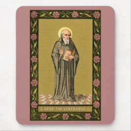The Ehrable Bede Preaching (P 008) Mousepad