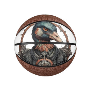 "The Eiserne Beak: A Steampunk Ibis" Mini Basketball