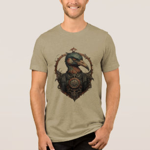 "The Eiserne Beak: A Steampunk Ibis" Tri-Blend Shirt