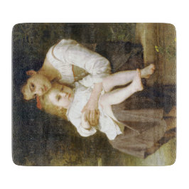 The Elder Sister (von William Bouguereau) Schneidebrett