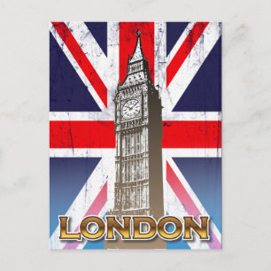 The Elizabeth Tower (Big Ben) - London, Großbritan Postkarte