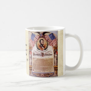 The Emancipation-Proklamations-Tribut zu Lincoln Kaffeetasse