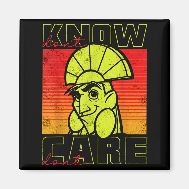 The Emperor's New Groove Kuzco Don't Know Don't Ca Magnet (Vorne)