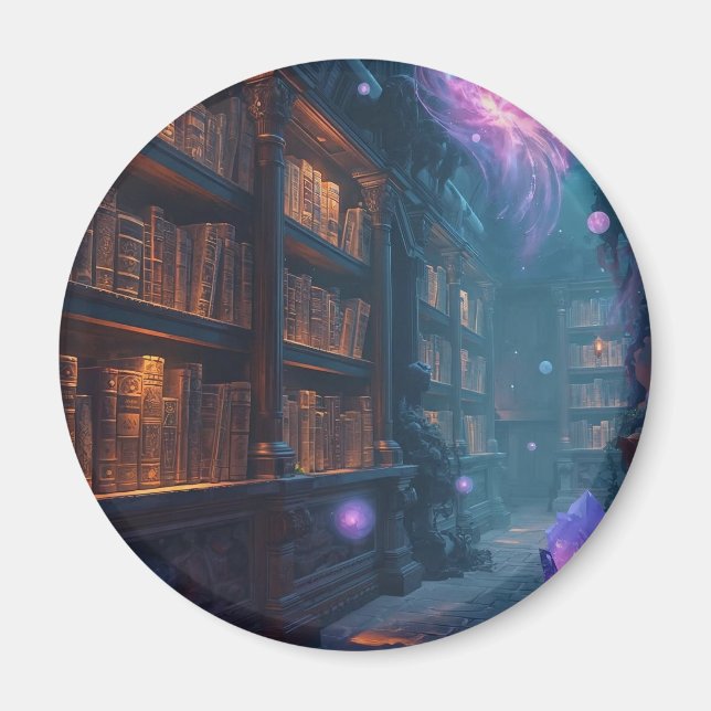 The Enchanted Library Magnet (Vorne)