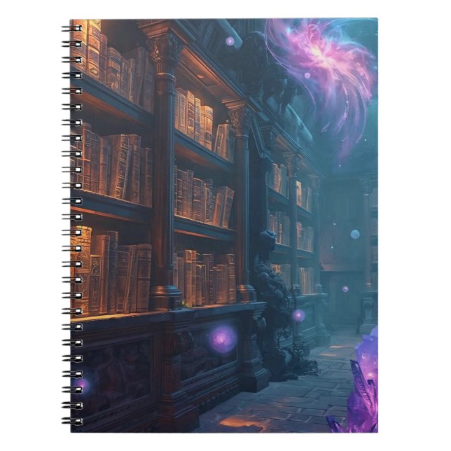 The Enchanted Library Notizblock (Vorderseite)