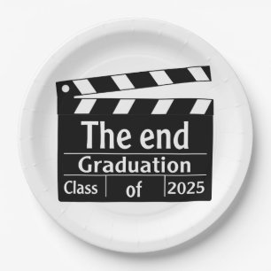 The End Abschluss 2025 Cinema Graduate Pappteller