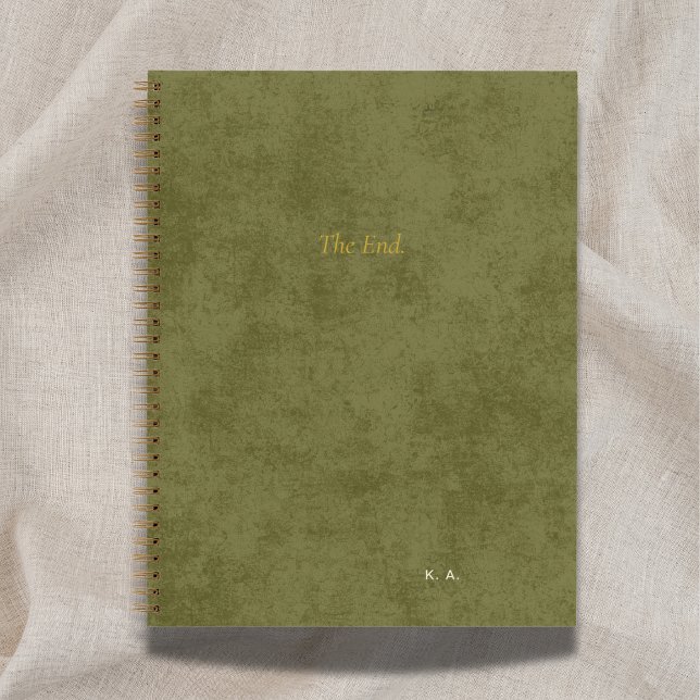 The End | Custom Storyteller Green Journal Notizbuch (Von Creator hochgeladen)
