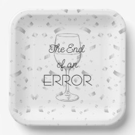 The End of an Error Wine Divorce Party Pappteller