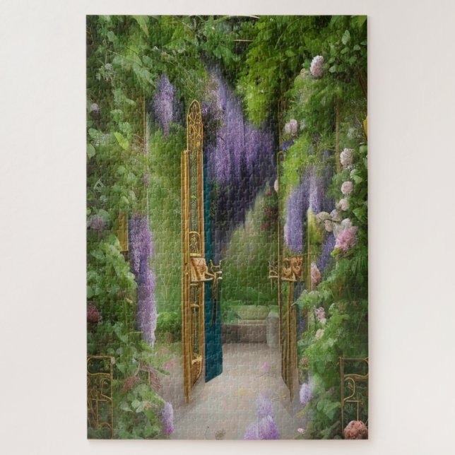 The English Garden Gate - Wisteria (Vertikal)