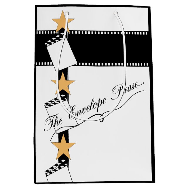 "The Envelope Bitte" Oscar-Party  Mittlere Geschenktüte (Vorderseite)
