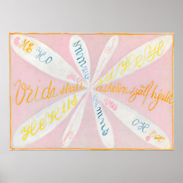 The Eros Series, nr. 5, by Hilma af Klint Poster