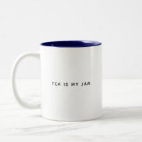 Thé Est Ma Jam Cute Blue Petit Déjeuner Café Mug