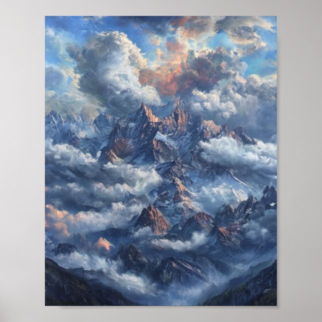 The Eternal Ascent: A Harmonious Confluence Poster (Vorne)