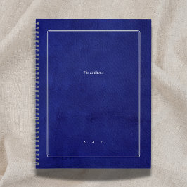 The Evidence | Indigo Leather & Silver Scholar Notizbuch