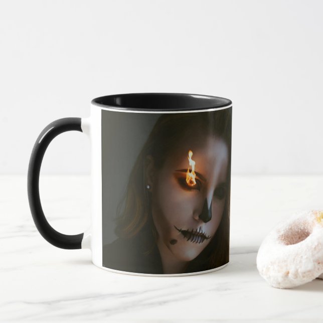 The evil one Halloween Mug (Avec donut)