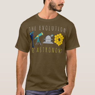 The Evolution Of Astronomy Space Telescope JWST T-Shirt