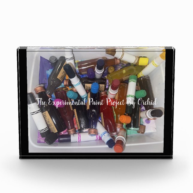 The Experimental Paint Photo Enlargement Fotoblock (Vorderseite)