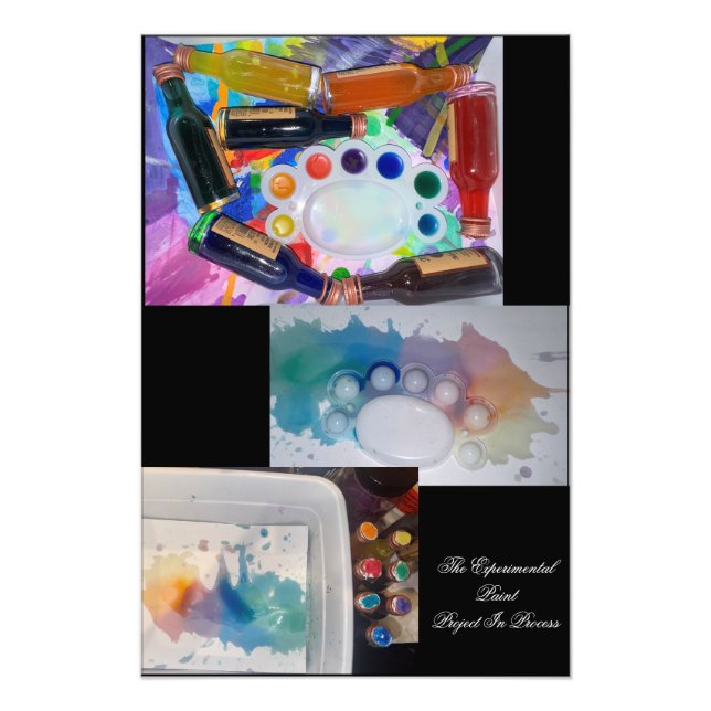 The Experimental Paint Project In Process Fotodruck (Vorne)