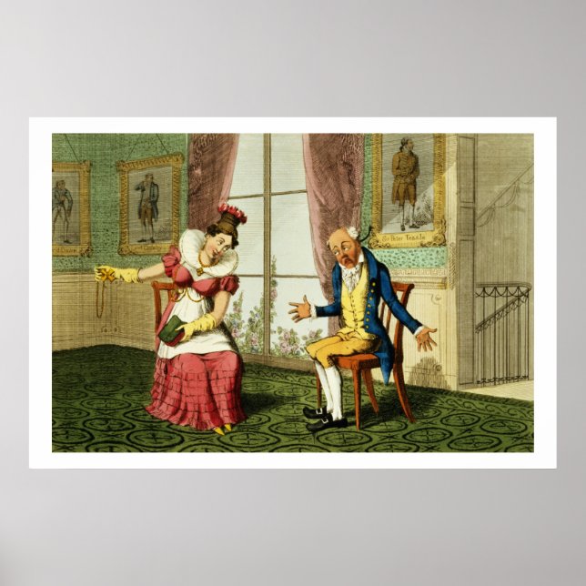 The Expostulation, pub. by G. Humphrey, 1821 (colo Poster (Vorne)