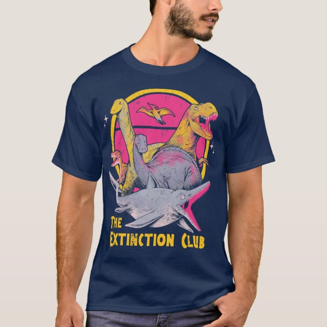 The Extinction Club Pink by Tobe Fonseca T-Shirt (Vorderseite)