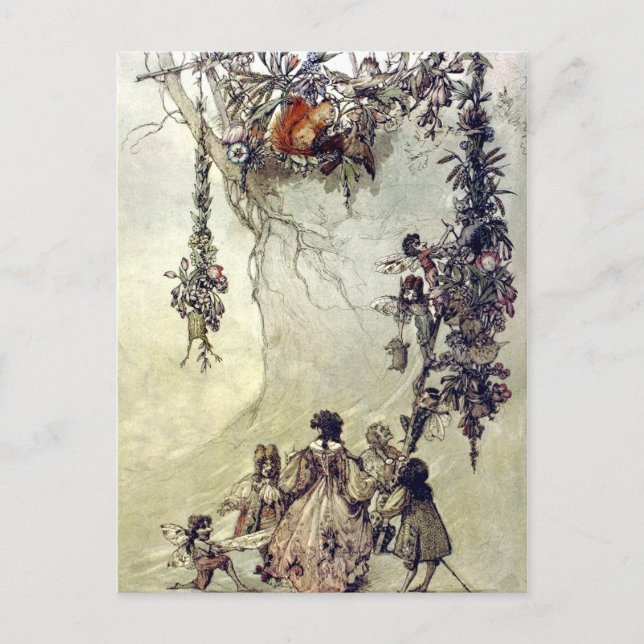 "The Fairies Accent" Postkarte (Vorderseite)