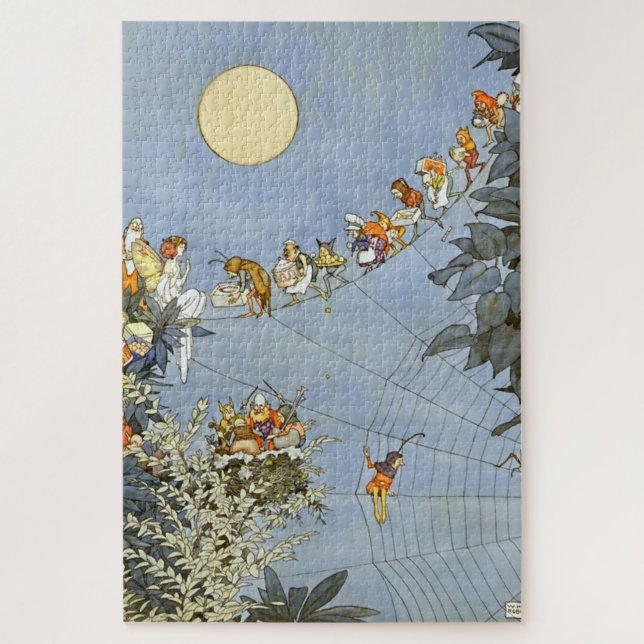 "The Fairies Birthday" von Heath Robinson (Vertikal)