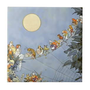 "The Fairies Birthday" von Heath Robinson Fliese