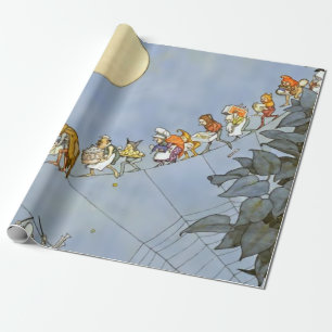 "The Fairies Birthday" von Heath Robinson Geschenkpapier
