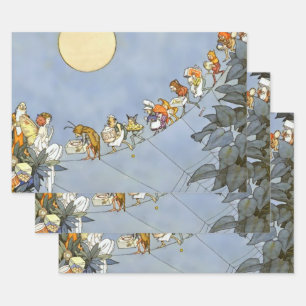 "The Fairies Birthday" von Heath Robinson Geschenkpapier Set