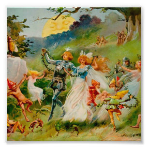 "The Fairy Dance" von ES Hardy Fotodruck