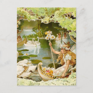 "The Fairy Lake" von E S Hardy Postkarte