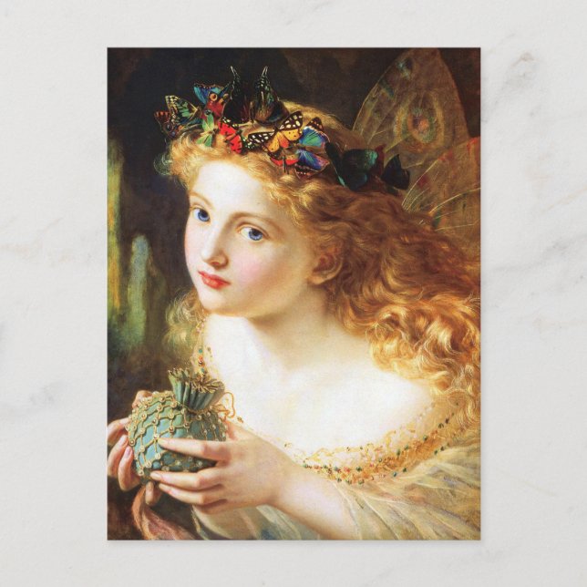 The Fairy Queen - Sophie Anderson Postkarte (Vorderseite)