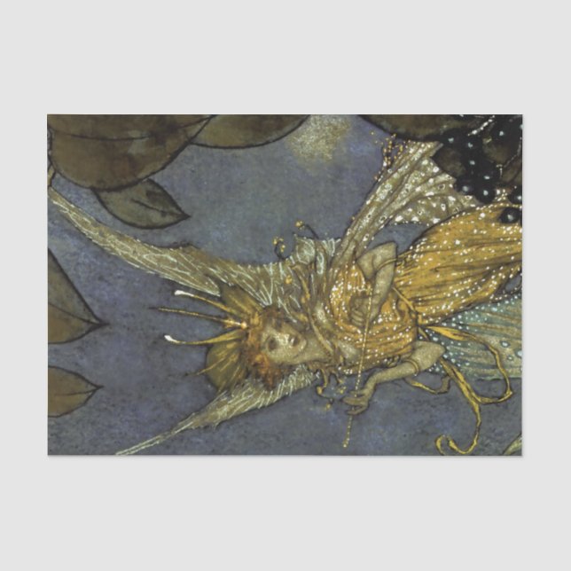 "The Fairy Queen" von Edmund Dulac Seidenpapier (Vorderseite)
