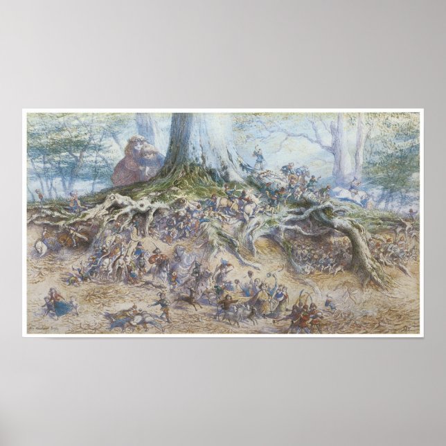 The Fairy Tree, Richard Doyle Poster (Vorne)